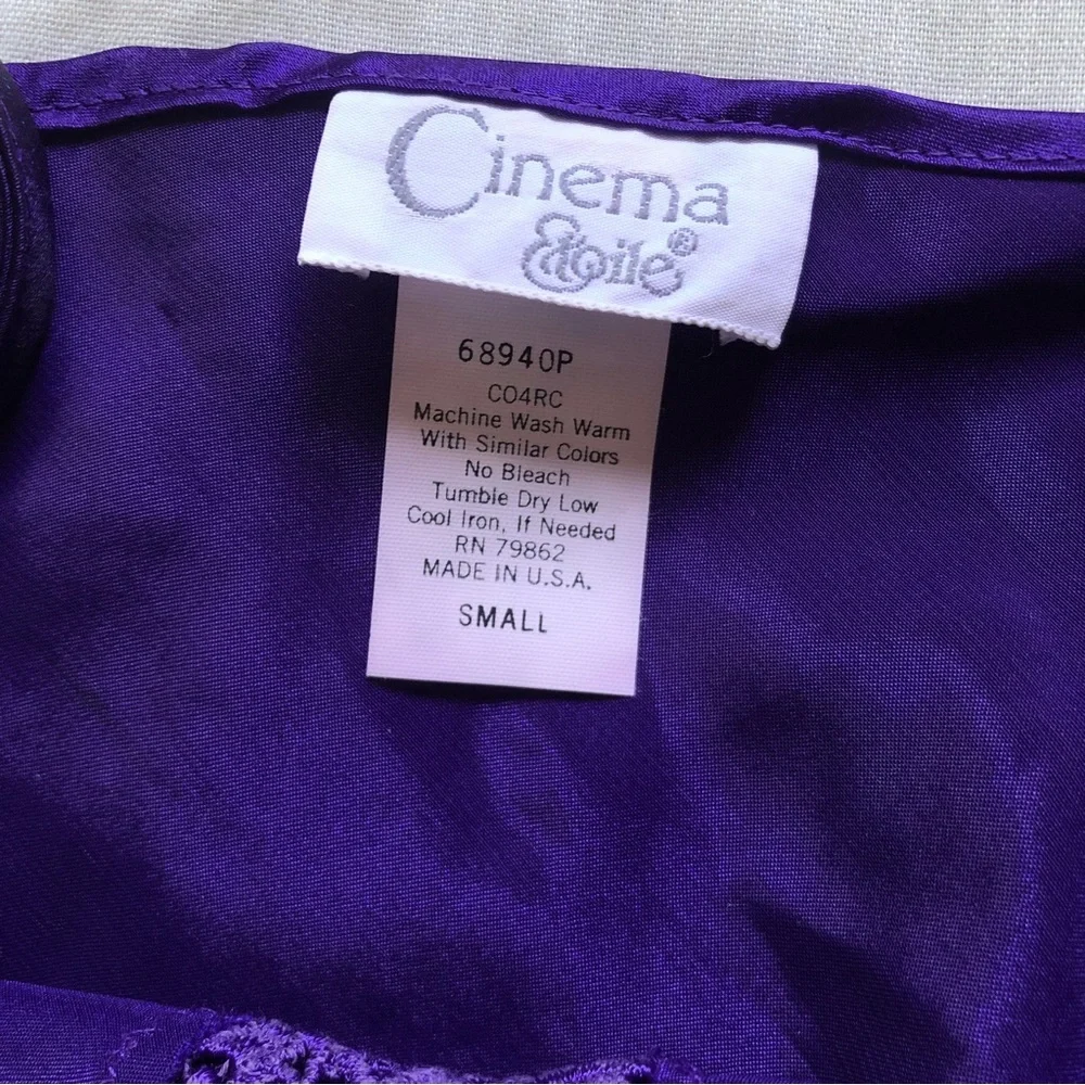 cinema etoile ⋆ vintage satin nightie - Picture 5 of 7